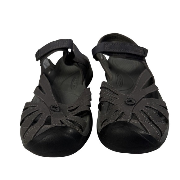 Keen Rose Strappy Outdoor Hiking Sandal Women's Sz 9.5 Gargoyle Raven (VGC) - Picture 2 of 7